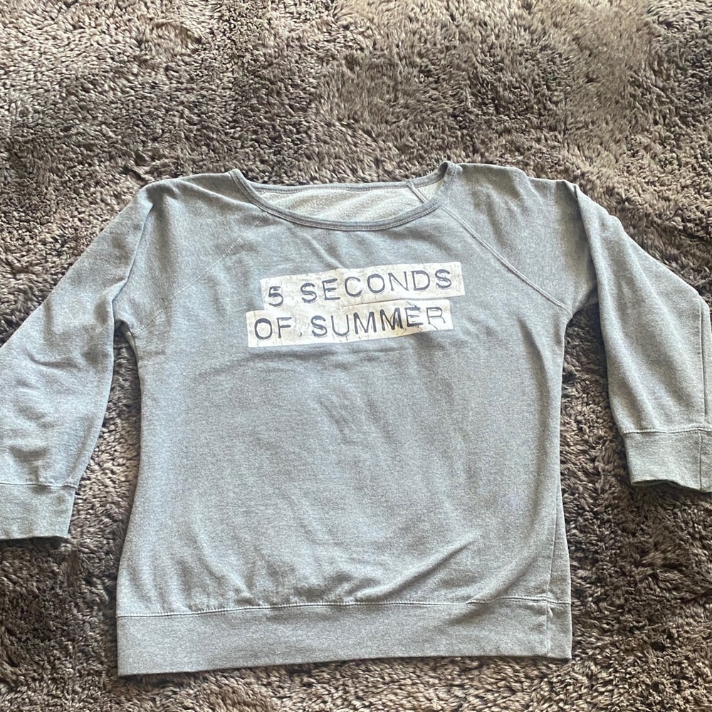 5 Seconds Of Summer Charcoal Sweatshirt